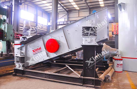 circular vibrating screen finished product in factory